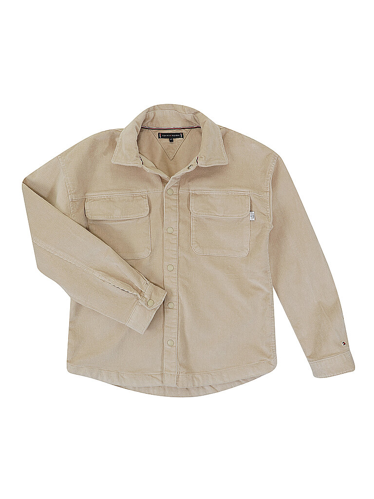 TOMMY HILFIGER Cordhemd  beige | 152
